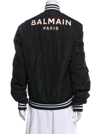 Balmain Silk Bomber Jacket