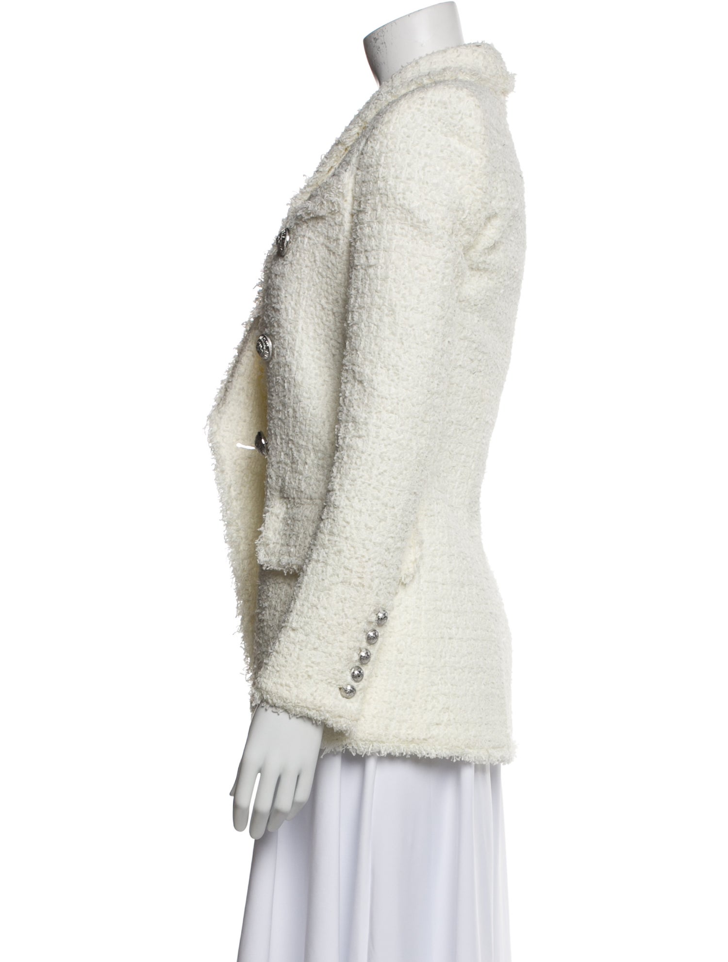 Balmain Tweed Pattern Blazer w/ Tags