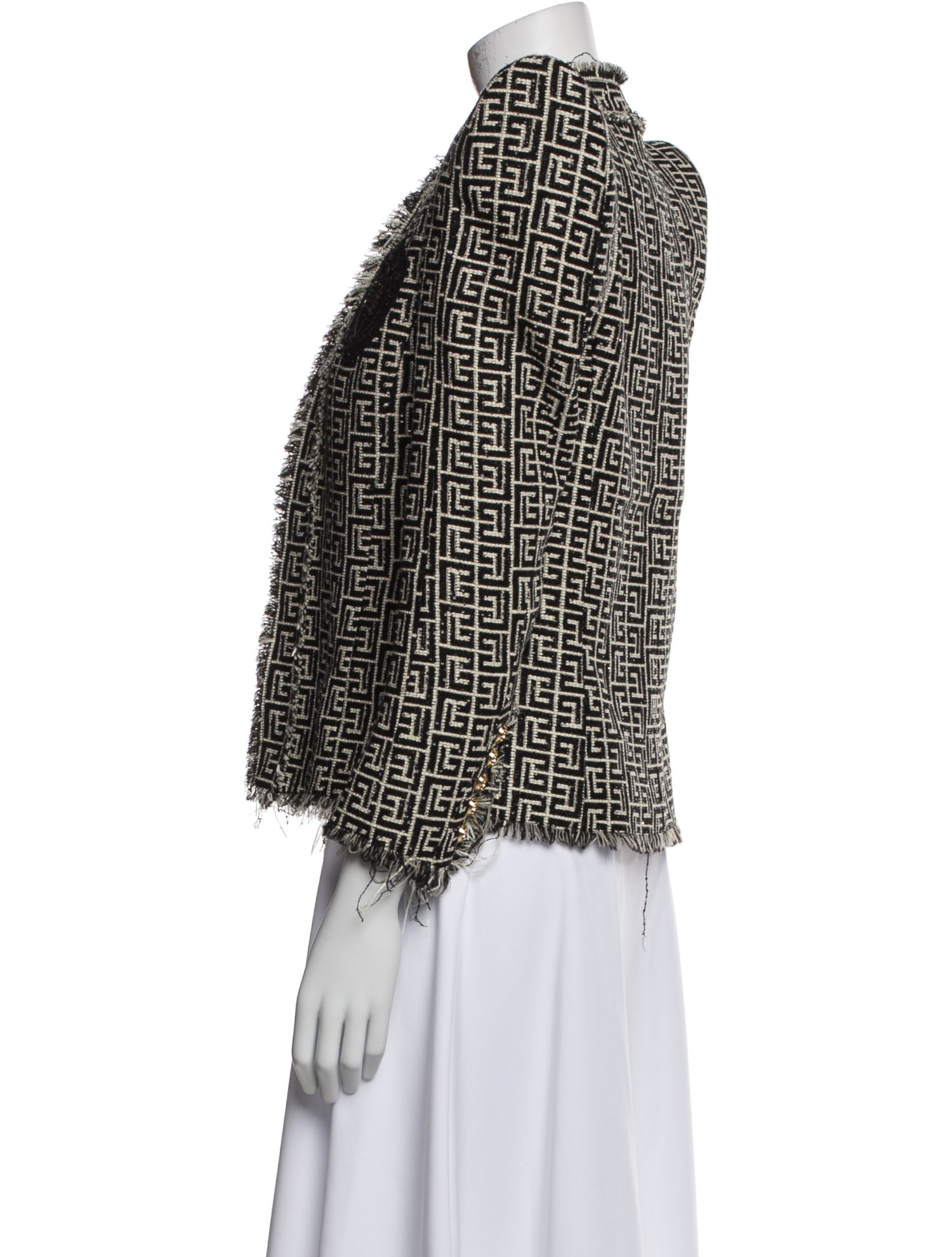 Balmain Houndstooth Print Jacket