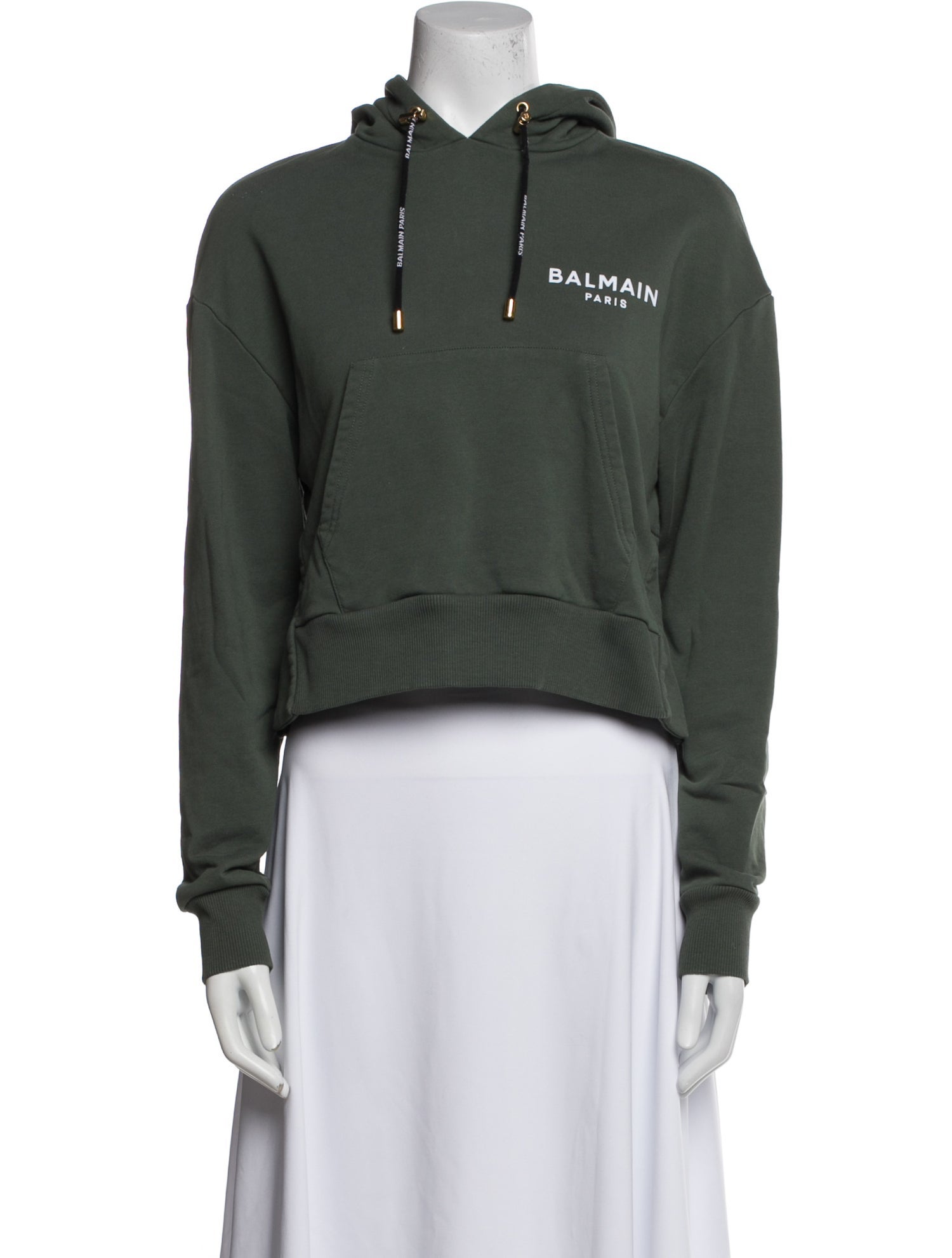 Balmain Graphic Print Crew Neck Sweatshirt