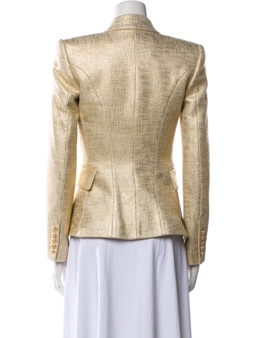 Balmain Tweed Pattern Blazer