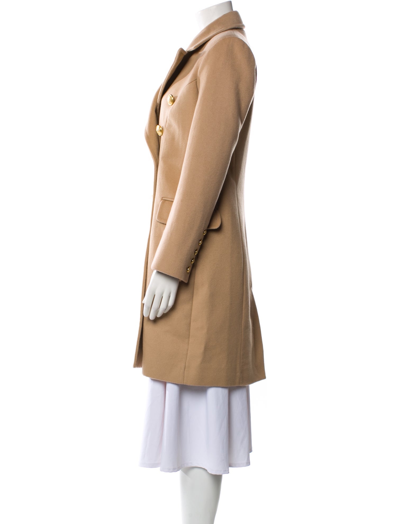 Balmain Wool Peacoat