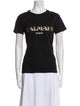 Balmain Graphic Print Crew Neck T-Shirt
