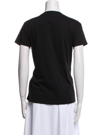 Balmain Graphic Print Crew Neck T-Shirt