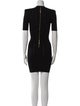 Balmain V-Neck Mini Dress