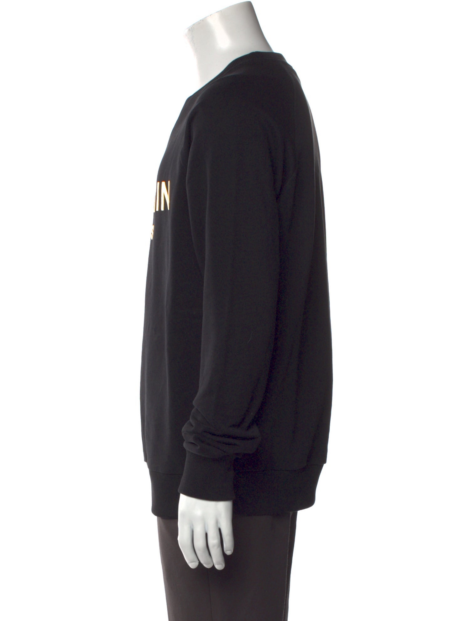 Balmain Graphic Print Crew Neck Pullover w/ Tags