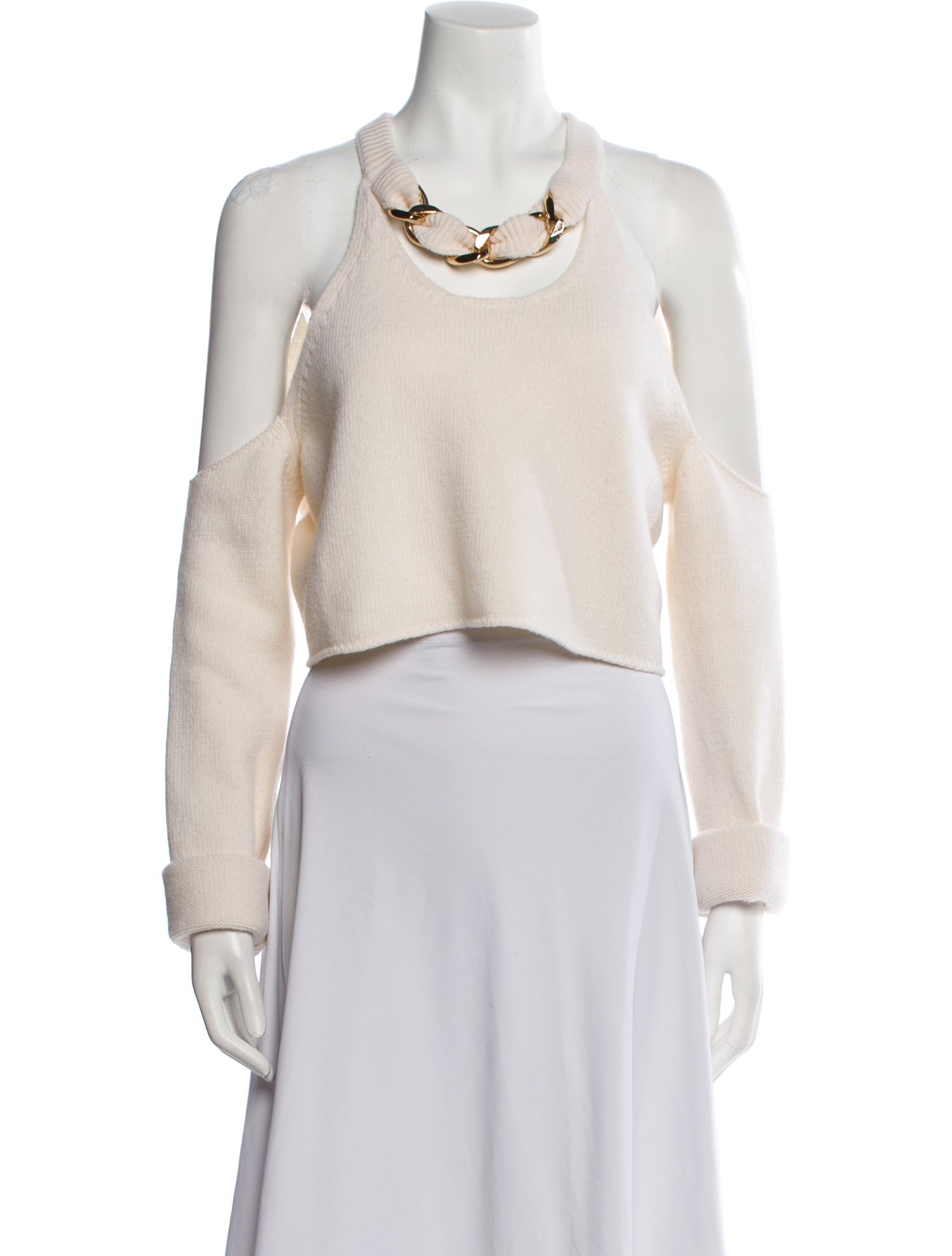 Balmain Virgin Wool Scoop Neck Sweater