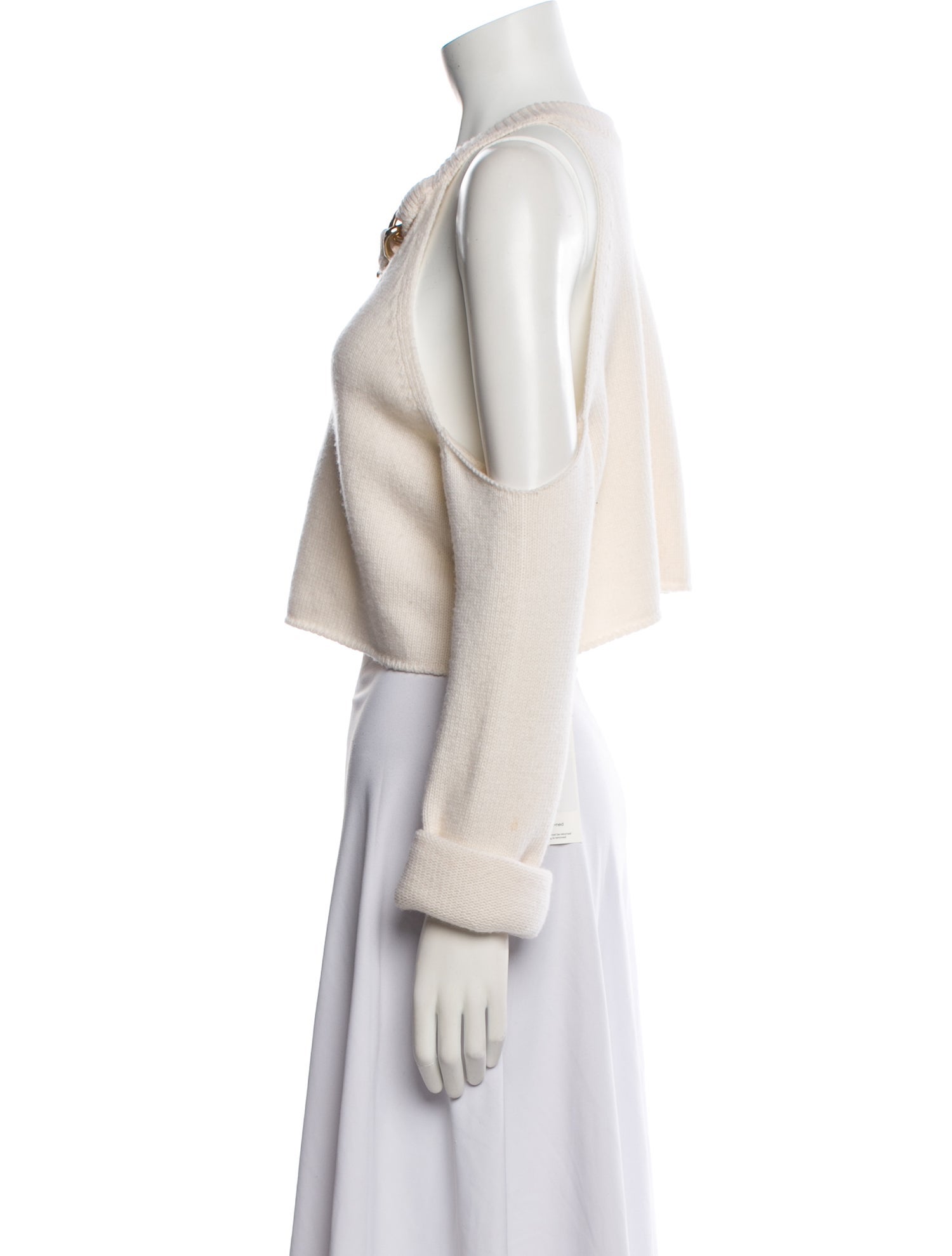 Balmain Virgin Wool Scoop Neck Sweater