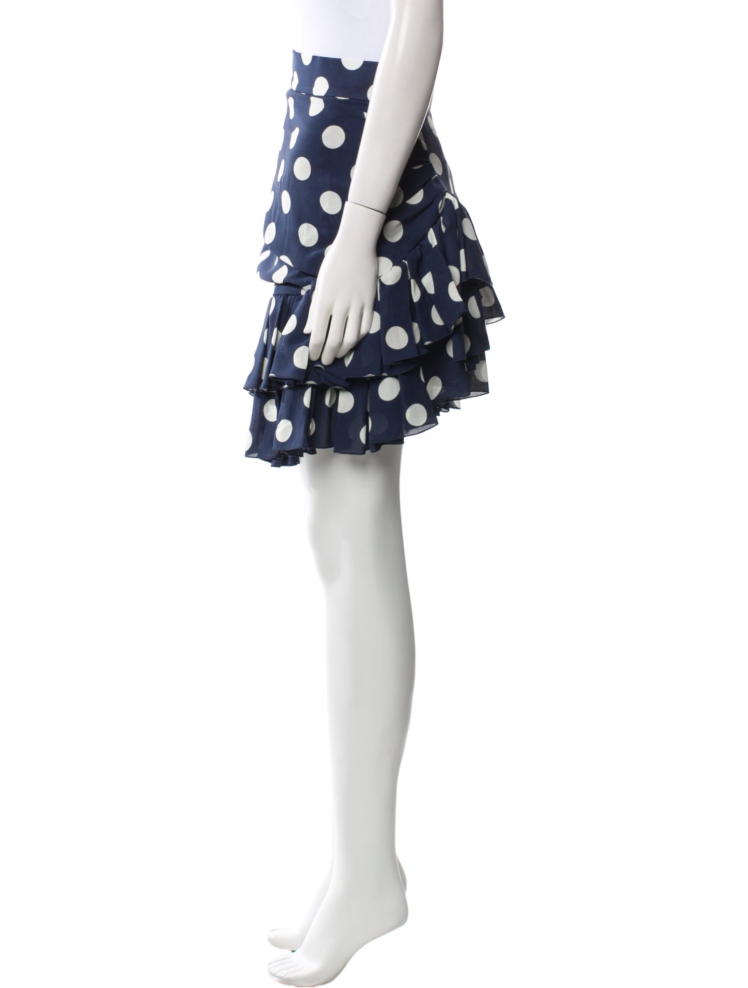 Balmain Silk Knee-Length Skirt