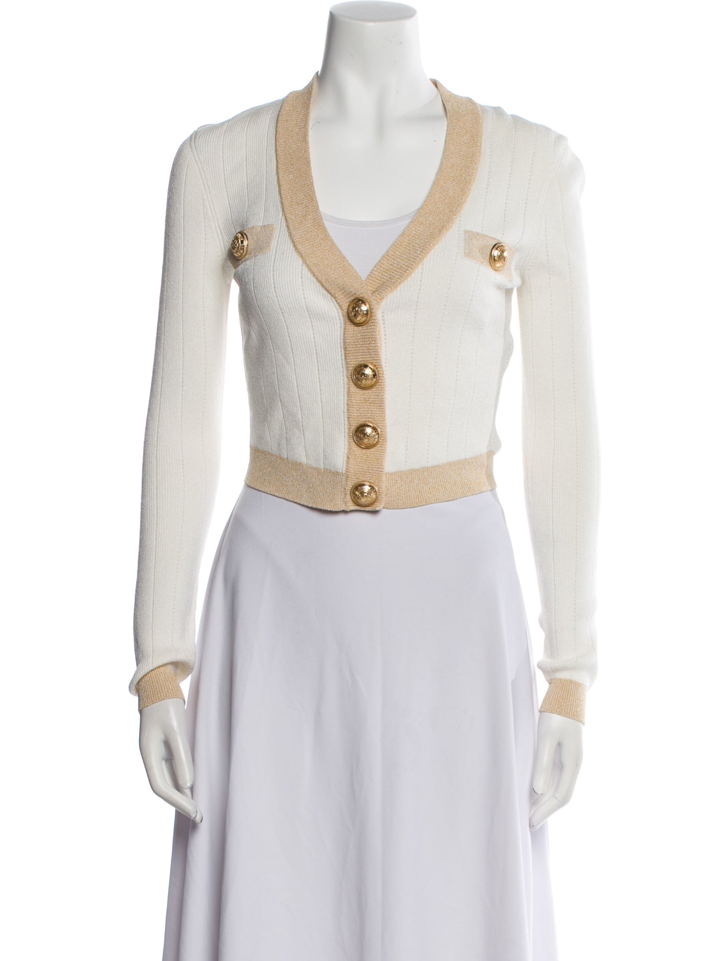 Balmain V-Neck Sweater