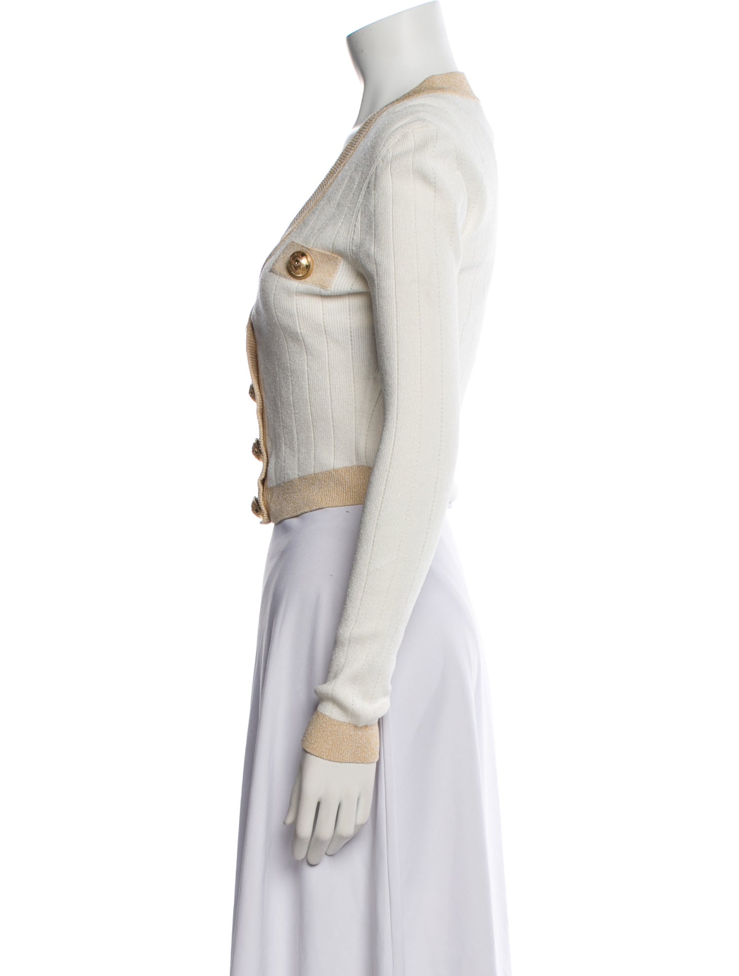 Balmain V-Neck Sweater