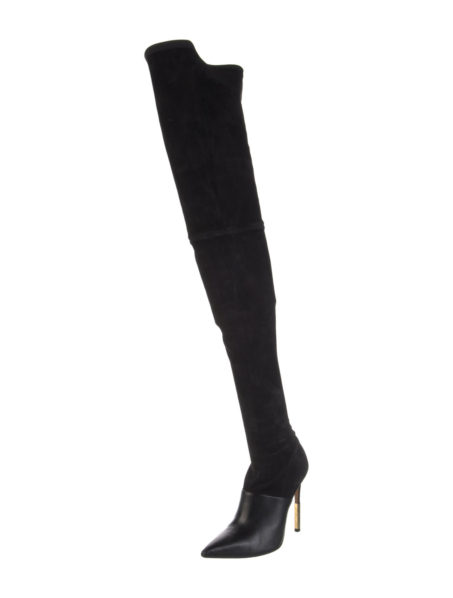 Balmain Suede Sock Boots