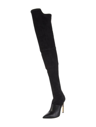 Balmain Suede Sock Boots