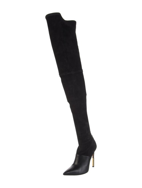 Balmain Suede Sock Boots