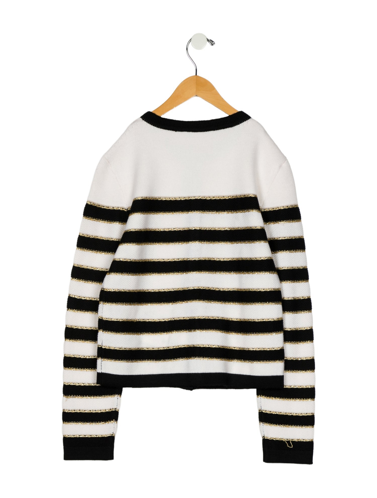 Balmain Balmain Girls' Striped Wool Sweater