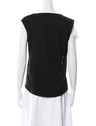 Balmain Graphic Print Crew Neck T-Shirt