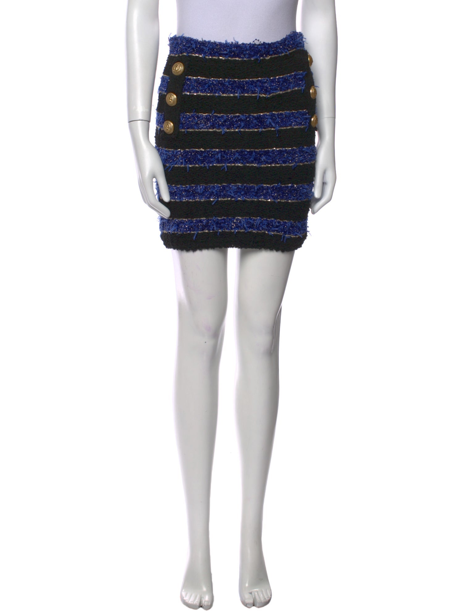 Balmain Tweed Mini Skirt