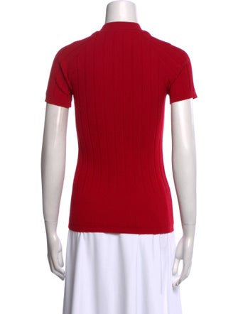 Balmain Wool Mock Neck Sweater