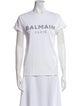 Balmain Graphic Print Crew Neck T-Shirt