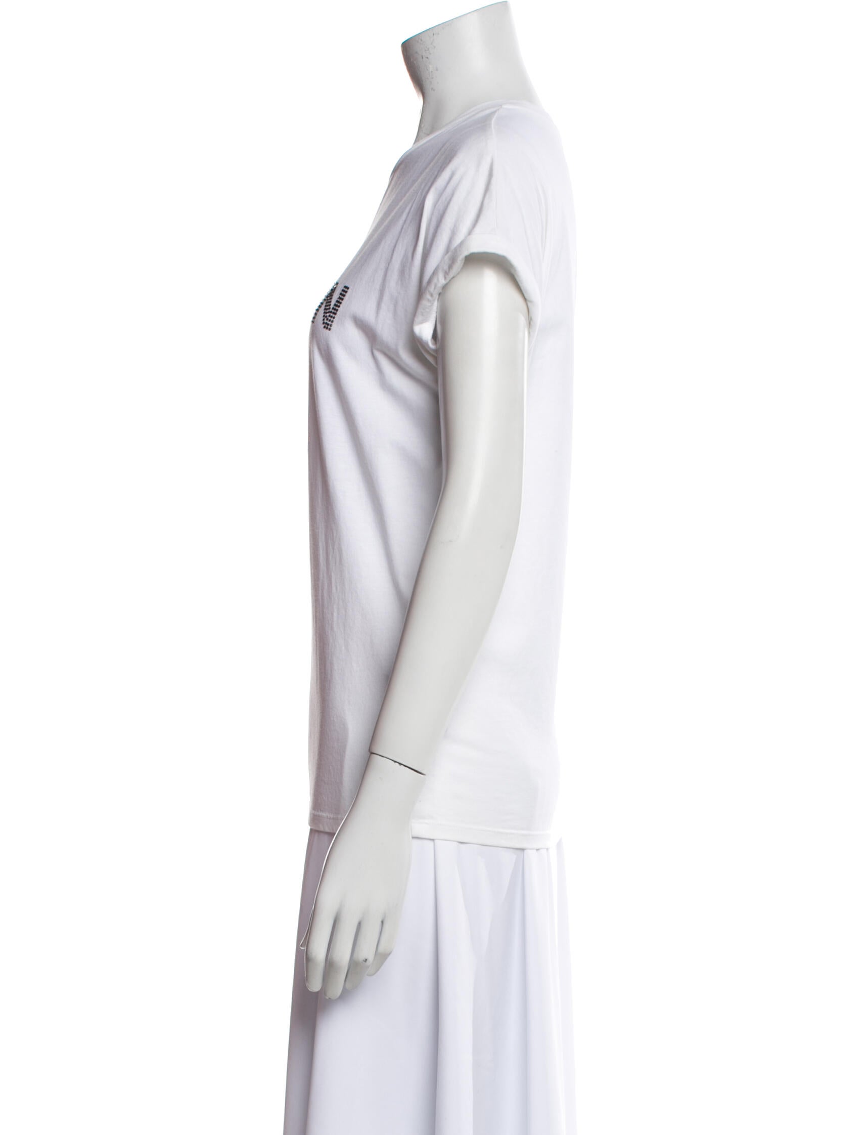 Balmain Graphic Print Crew Neck T-Shirt