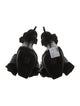 Balmain Suede Bow Accents Sandals