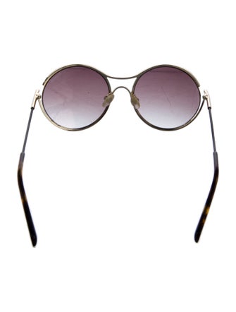 Balmain Round Gradient Sunglasses