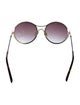 Balmain Round Gradient Sunglasses