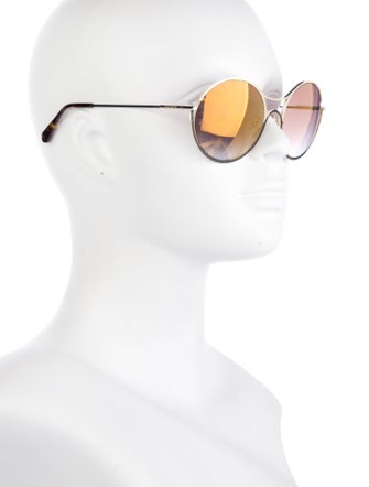 Balmain Round Gradient Sunglasses