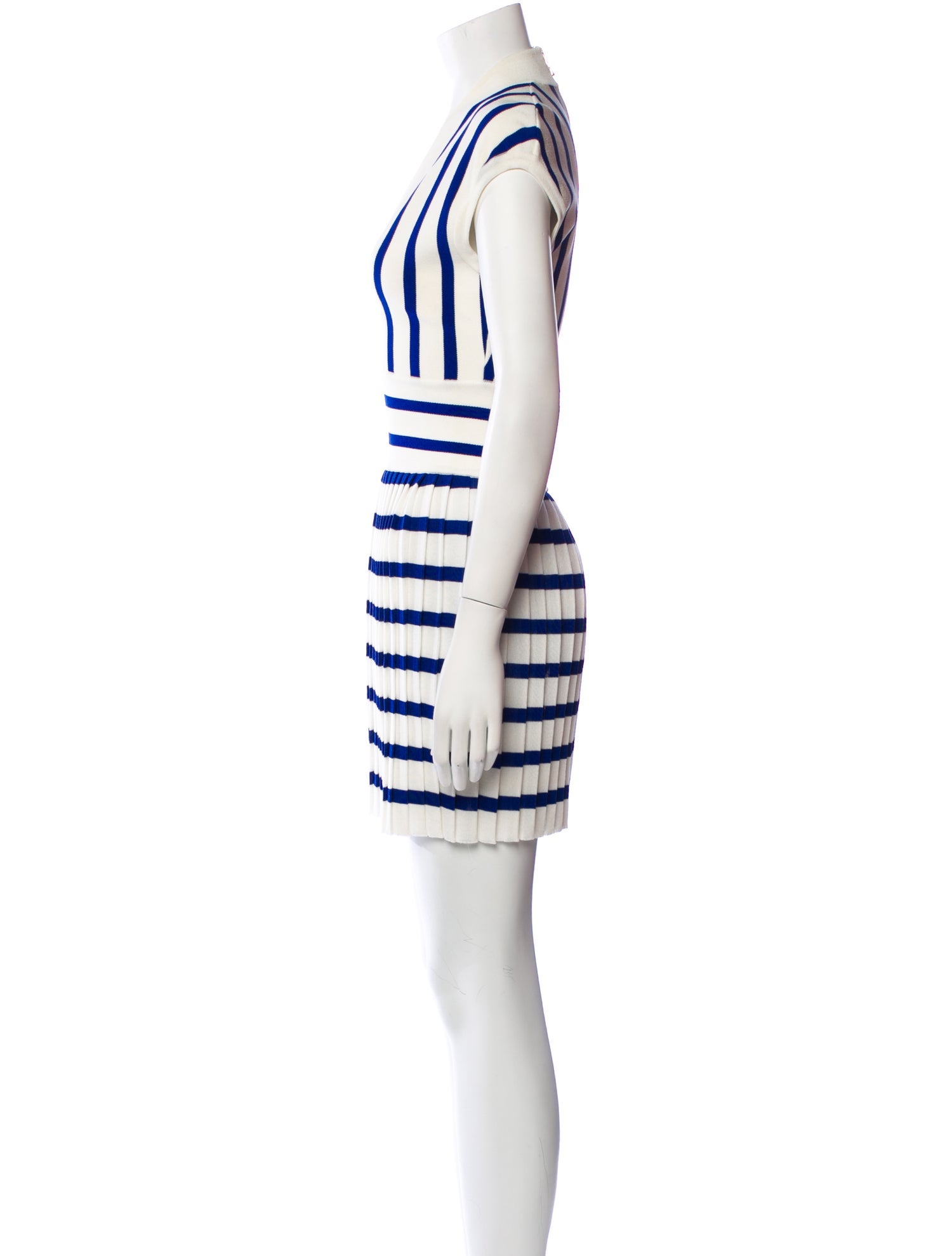 Balmain Striped Mini Dress