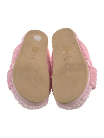 Balmain Terry Cloth Slides