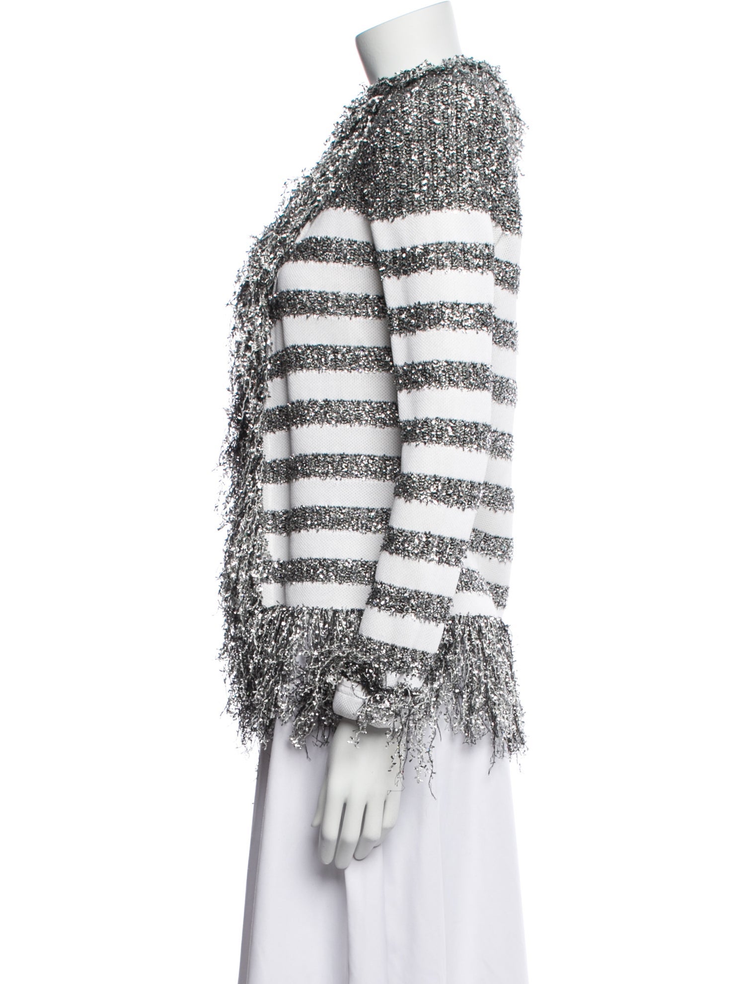 Balmain Striped Evening Jacket