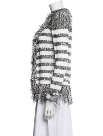 Balmain Striped Evening Jacket