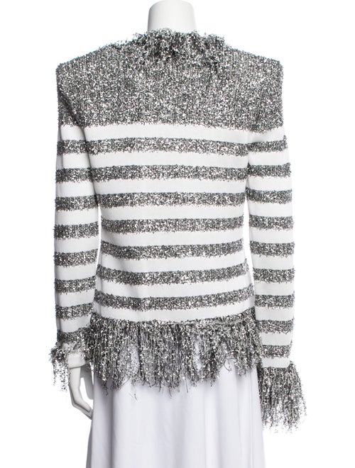 Balmain Striped Evening Jacket