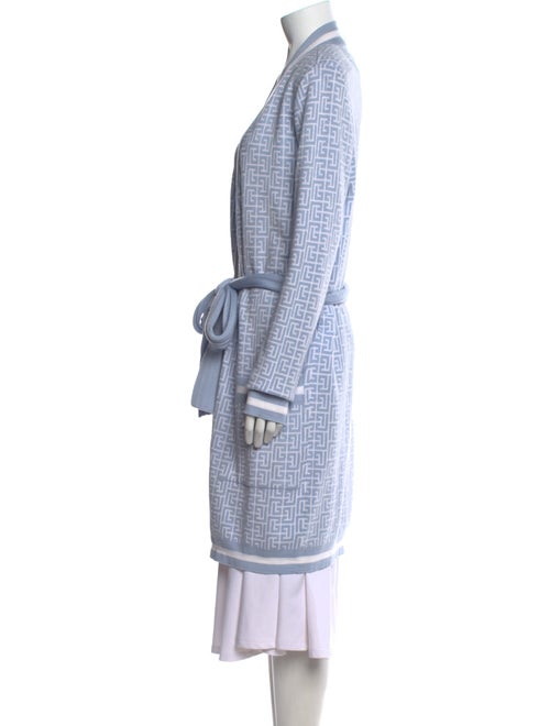 Balmain Plunge Neckline Sweater