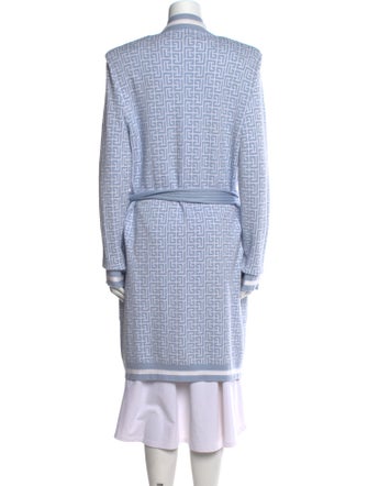 Balmain Plunge Neckline Sweater