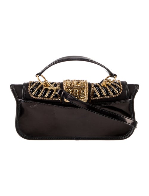 Balmain Suede Shoulder Bag