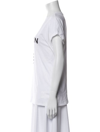 Balmain Graphic Print Crew Neck T-Shirt