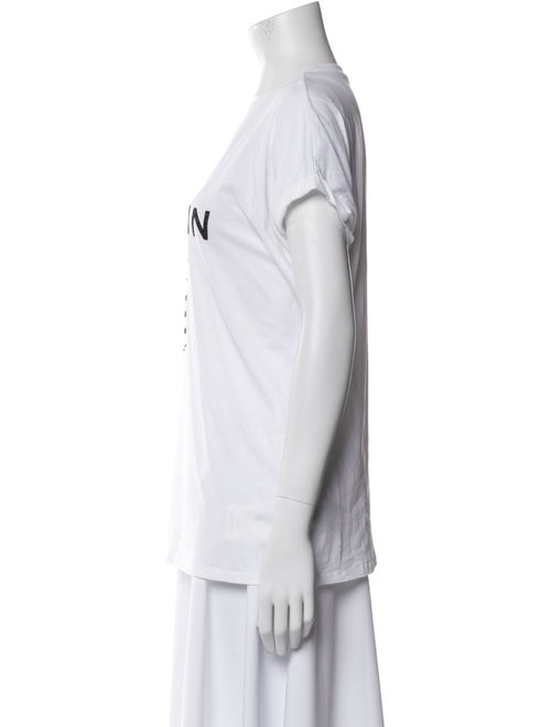 Balmain Graphic Print Crew Neck T-Shirt