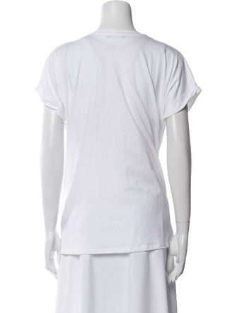 Balmain Graphic Print Crew Neck T-Shirt