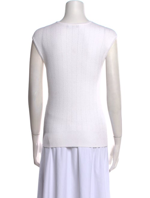 Balmain Mock Neck Sleeveless Top