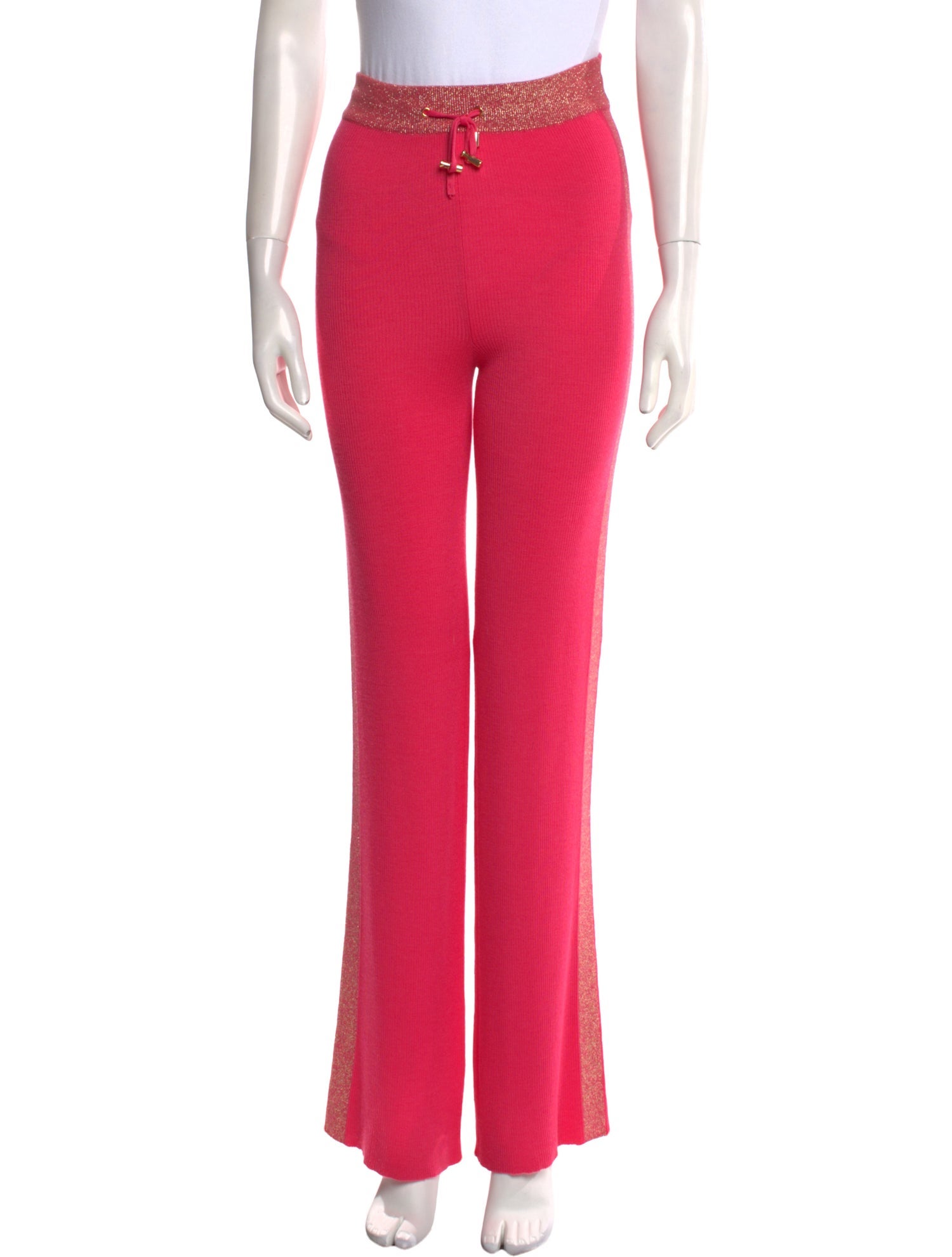 Balmain Merino Wool Wide Leg Pants