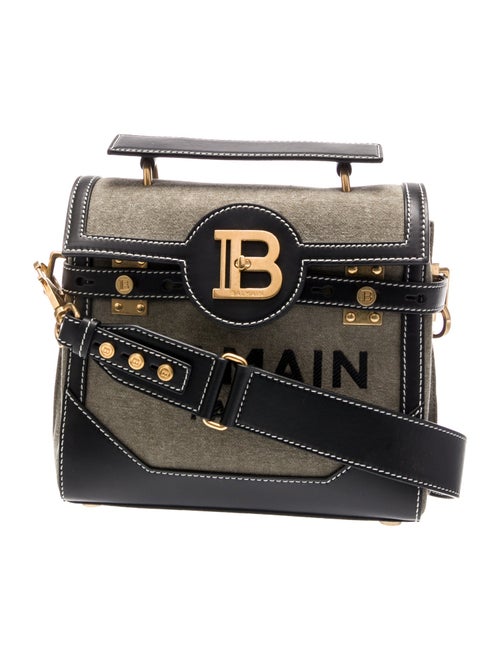 Balmain Canvas Shoulder Bag