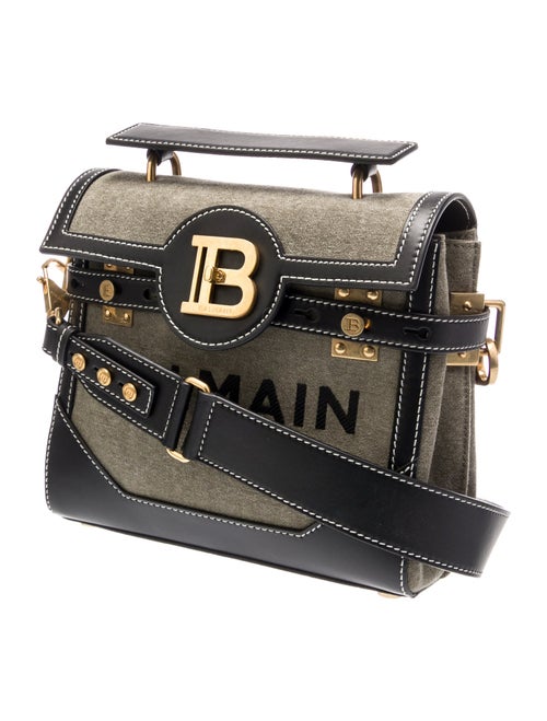 Balmain Canvas Shoulder Bag