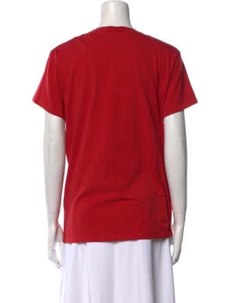 Balmain Graphic Print Crew Neck T-Shirt