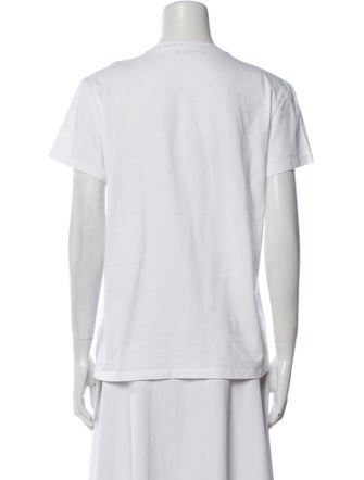Balmain Graphic Print Crew Neck T-Shirt