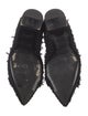 Balmain Tweed Studded Accents Flats