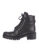 Balmain Leather Combat Boots