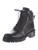 Balmain Leather Combat Boots