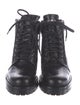 Balmain Leather Combat Boots