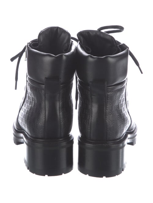 Balmain Leather Combat Boots